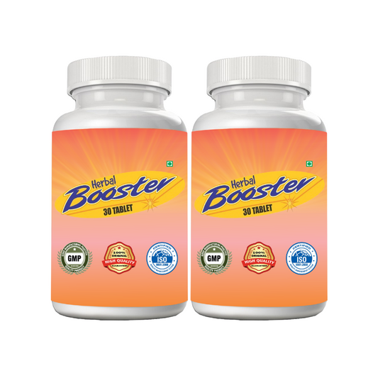 Herbal Booster Ashwagandha Tablets for Strength & Energy (30 Tablets, Pack of 2)