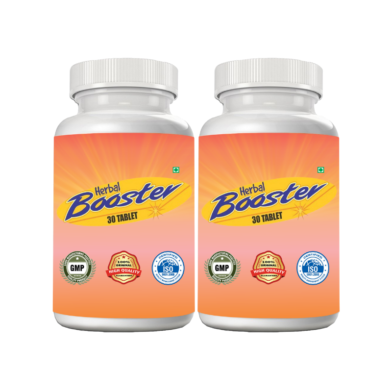 Herbal Booster Ashwagandha Tablets for Strength & Energy (30 Tablets, Pack of 2)