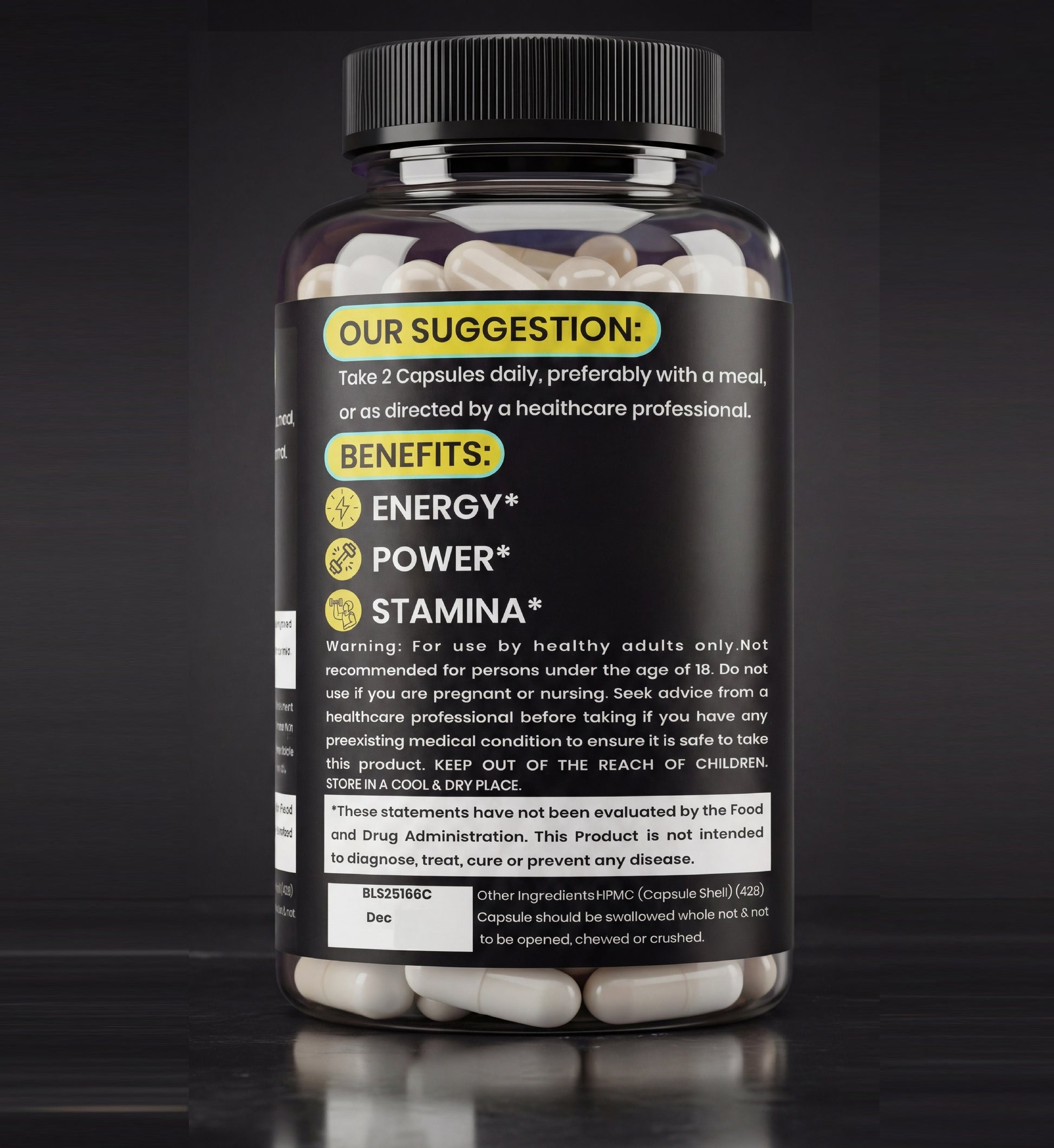 TOOHARD Ayurvedic Capsules for Men | Daily Natural Energy, Boost Energy & Stamina | Pure Shilajit, Ashwagandha, Gokshura, Shatavari & Action Herbs | 60 Capsules | Pack Of 2