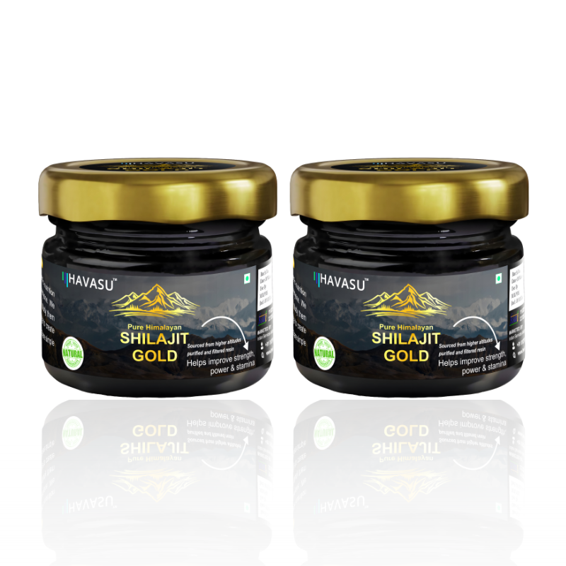 HAVASU Pure Himalayan Shilajit Resin, 2-Pack | 75%+ Fulvic Acid | Energy & Strength
