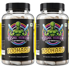 TOOHARD Ayurvedic Capsules for Men | Daily Natural Energy, Boost Energy & Stamina | Pure Shilajit, Ashwagandha, Gokshura, Shatavari & Action Herbs | 60 Capsules | Pack Of 2